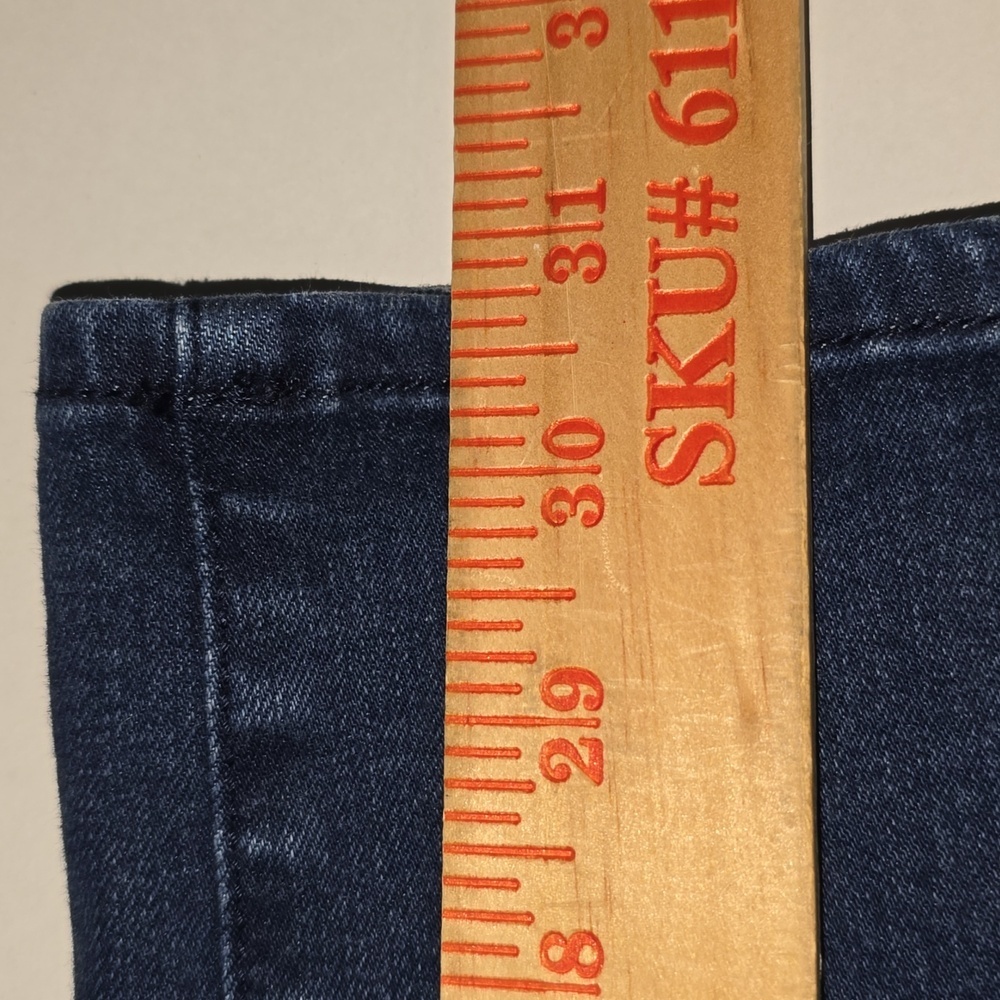 NYDJ Marilyn Straight Jeans Style# MDNAMS2678 Lift Tuck Studded Womens Size 8 - Picture 12 of 15